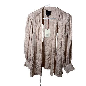 Alex Marie Sweater Women's Small Beige Open Lightweight Cardigan Top NWT